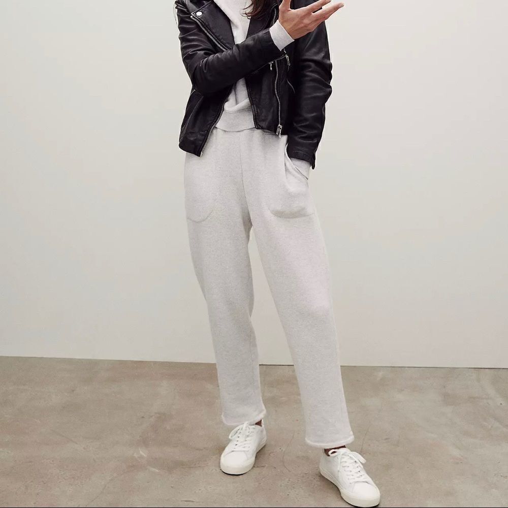 Madewell MWL Tapered Sweatpants with Stitch Pockets